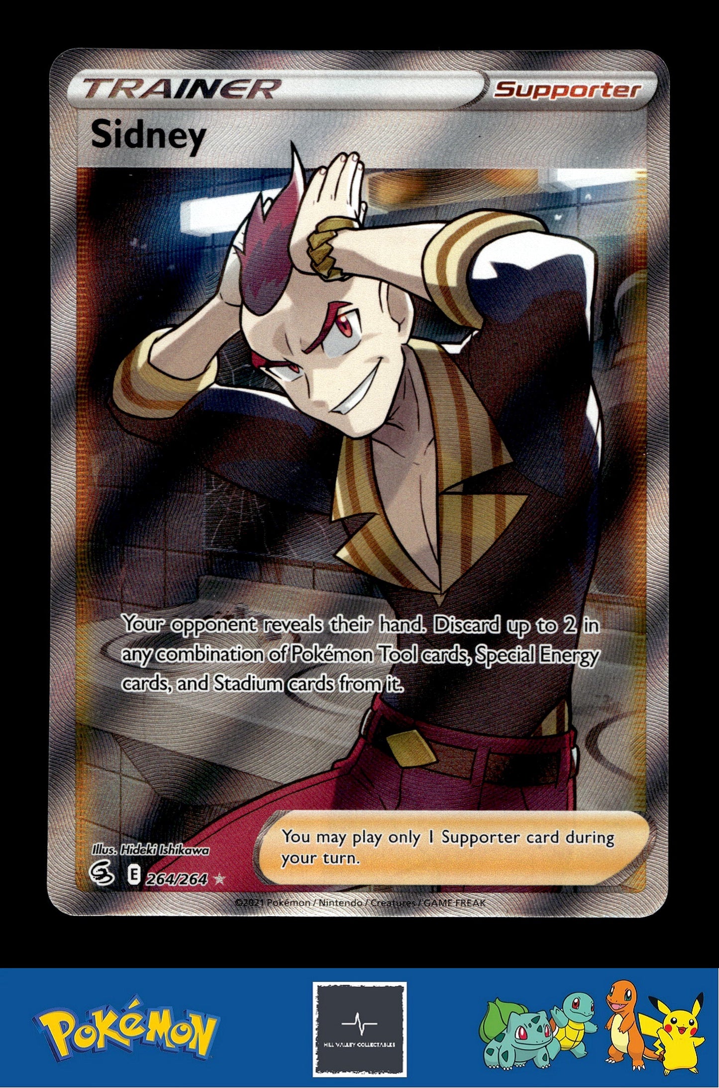 2021 Pokemon SWSH Fusion Strike 264/264 Sidney