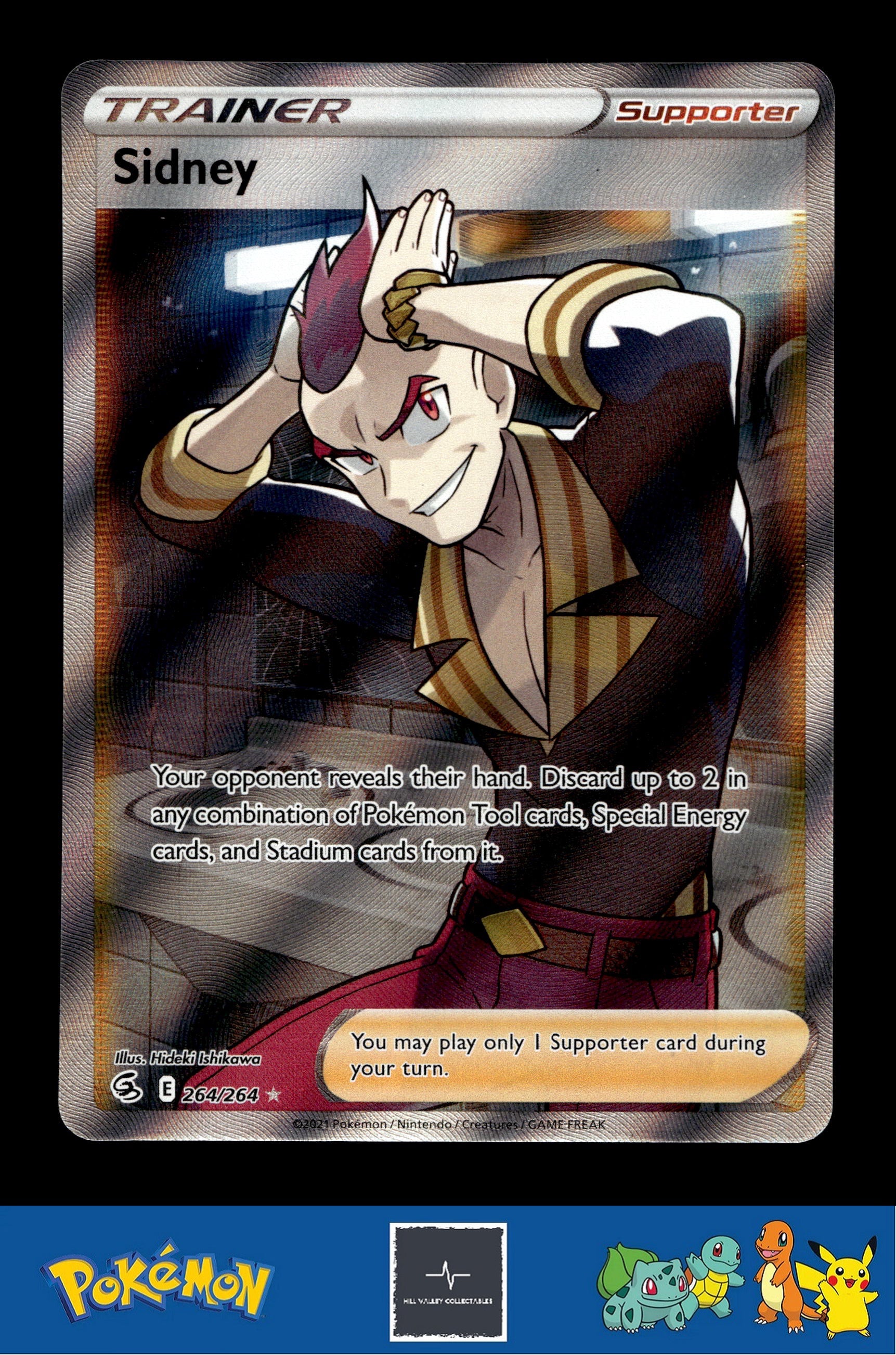 2021 Pokemon SWSH Fusion Strike 264/264 Sidney