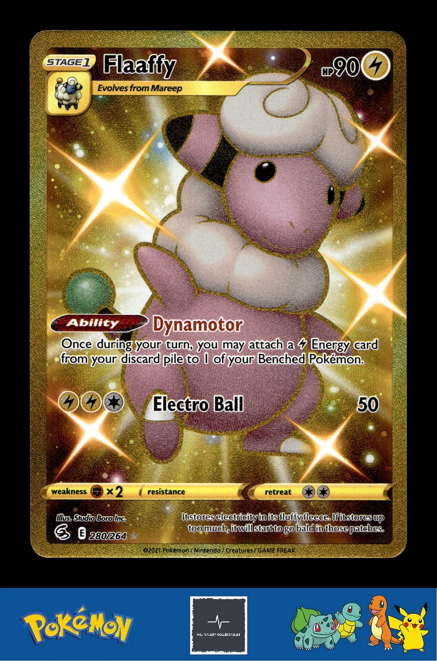 2021 Pokemon SWSH Fusion Strike 280/264 Flaaffy