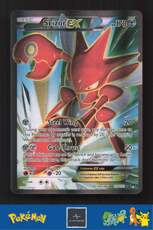 2015 Pokemon XY BREAKpoint 119/122 Scizor EX