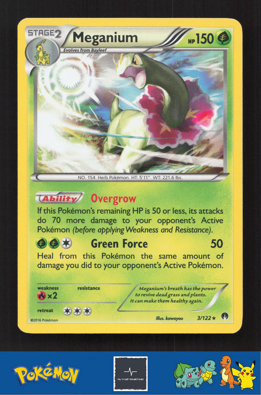 2015 Pokemon XY BREAKpoint 3/122 Meganium Holo