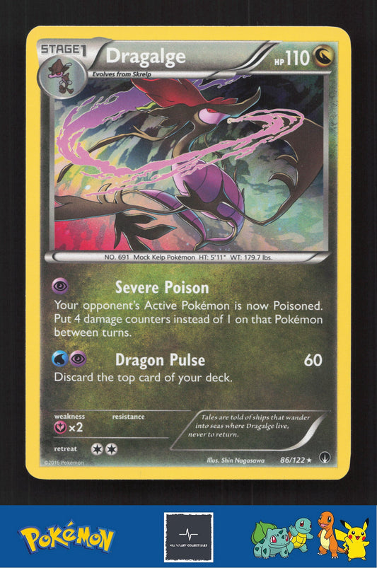 2015 Pokemon XY BREAKpoint 86/122 Dragalge Holo