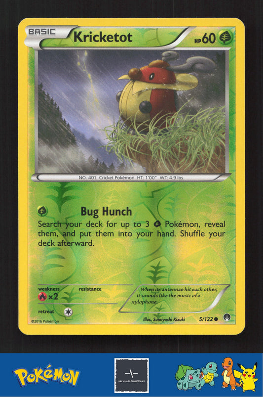 2015 Pokemon XY BREAKpoint 5/122 Kricketot Reverse