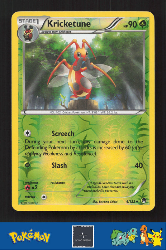 2015 Pokemon XY BREAKpoint 6/122 Kricketune Reverse
