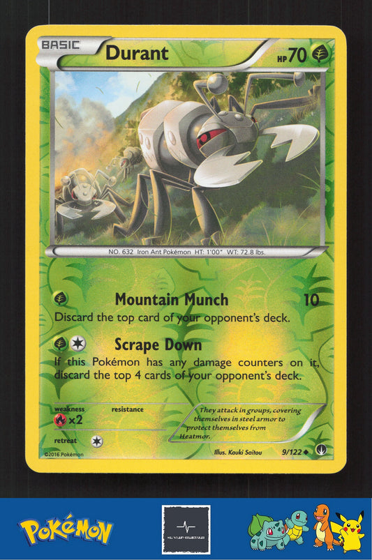 2015 Pokemon XY BREAKpoint 9/122 Durant Reverse