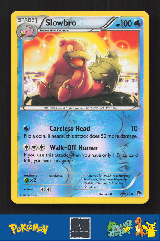 2015 Pokemon XY BREAKpoint 20/122 Slowbro Reverse