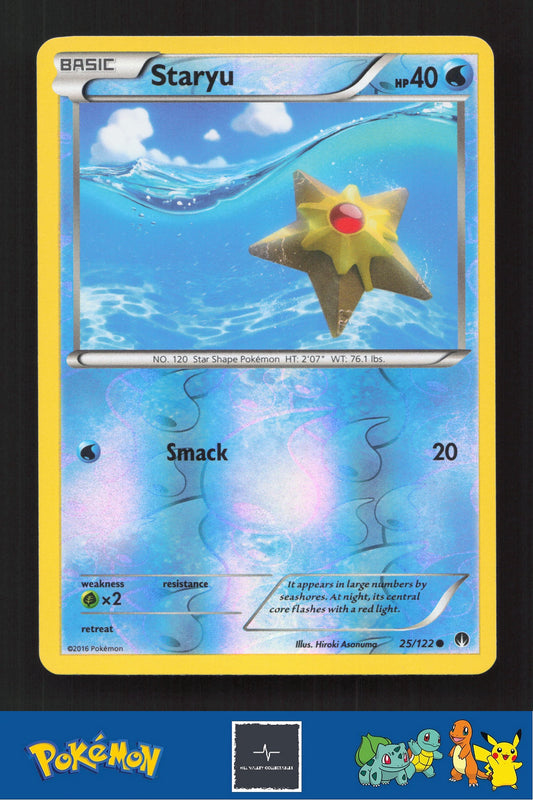 2015 Pokemon XY BREAKpoint 25/122 Staryu Reverse