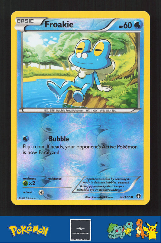 2015 Pokemon XY BREAKpoint 38/122 Froakie Reverse