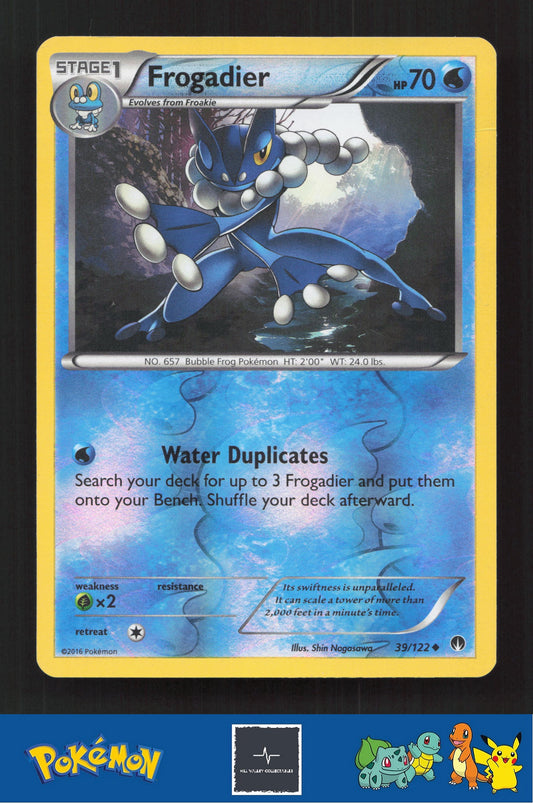 2015 Pokemon XY BREAKpoint 39/122 Frogadier Reverse