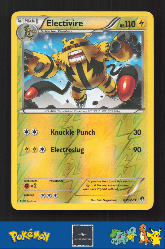 2015 Pokemon XY BREAKpoint 43/122 Electivire Reverse