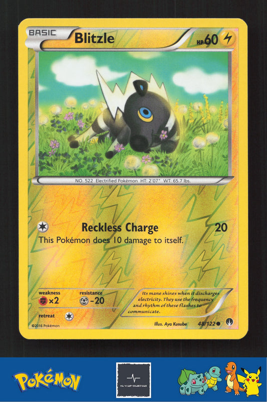 2015 Pokemon XY BREAKpoint 48/122 Blitzle Reverse