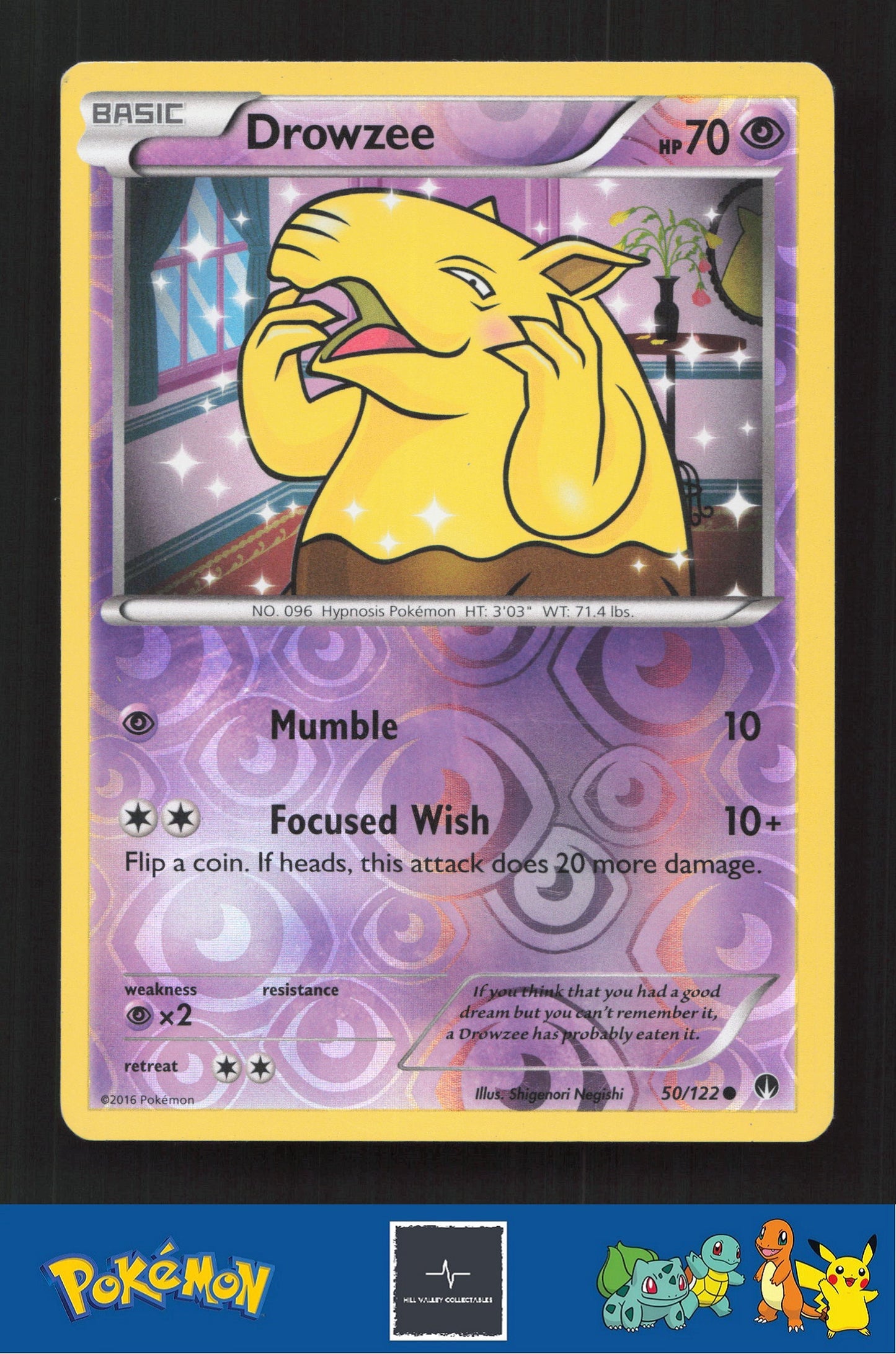 2015 Pokemon XY BREAKpoint 50/122 Drowzee Reverse