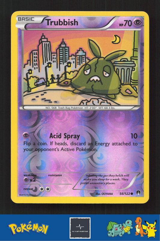 2015 Pokemon XY BREAKpoint 56/122 Trubbish Reverse