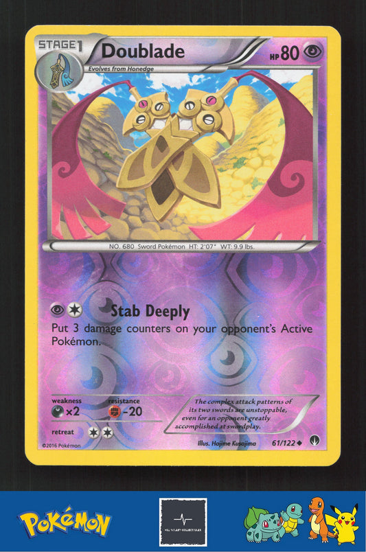 2015 Pokemon XY BREAKpoint 61/122 Doublade Reverse