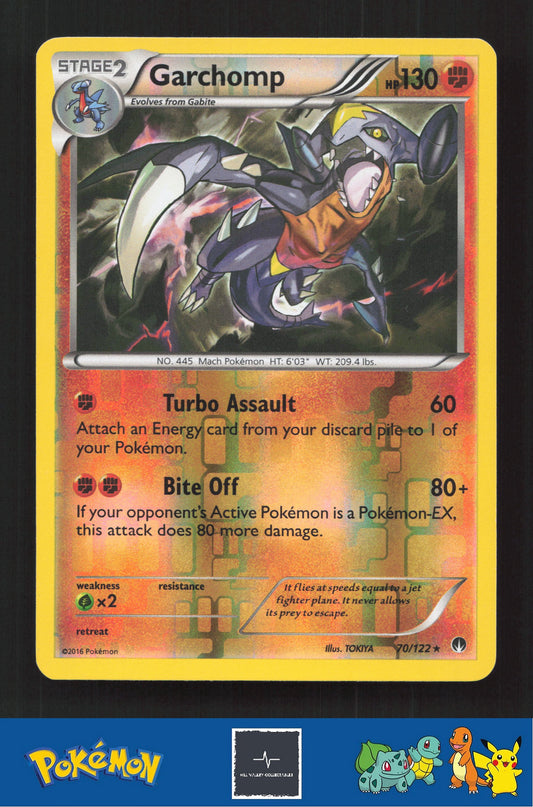 2015 Pokemon XY BREAKpoint 70/122 Garchomp Reverse