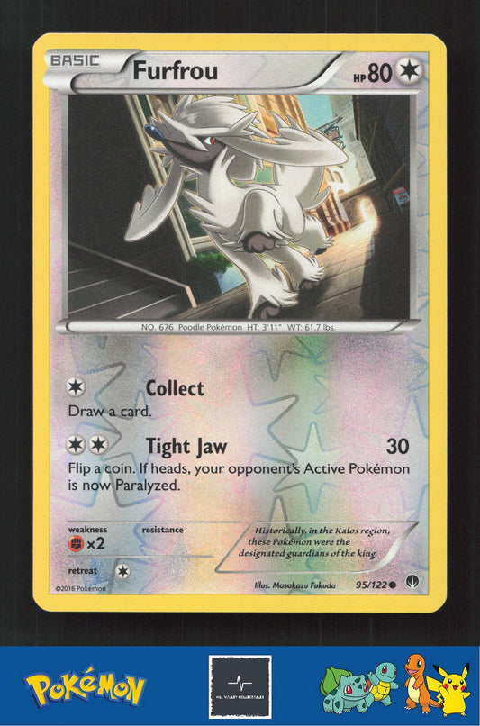 2015 Pokemon XY BREAKpoint 95/122 Furfrou Reverse