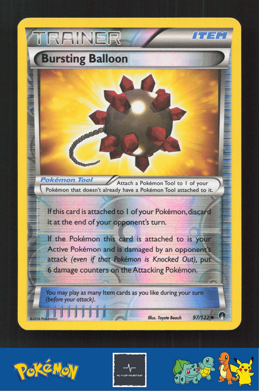 2015 Pokemon XY BREAKpoint 97/122 Bursting Balloon Reverse