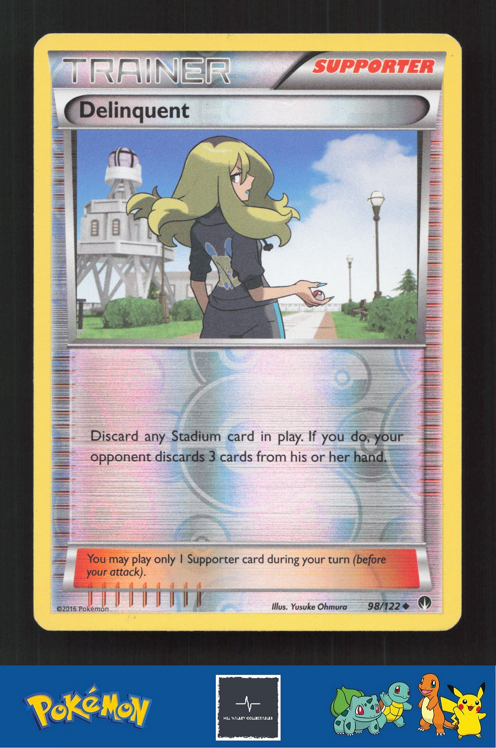2015 Pokemon XY BREAKpoint 98/122 Delinquent Reverse