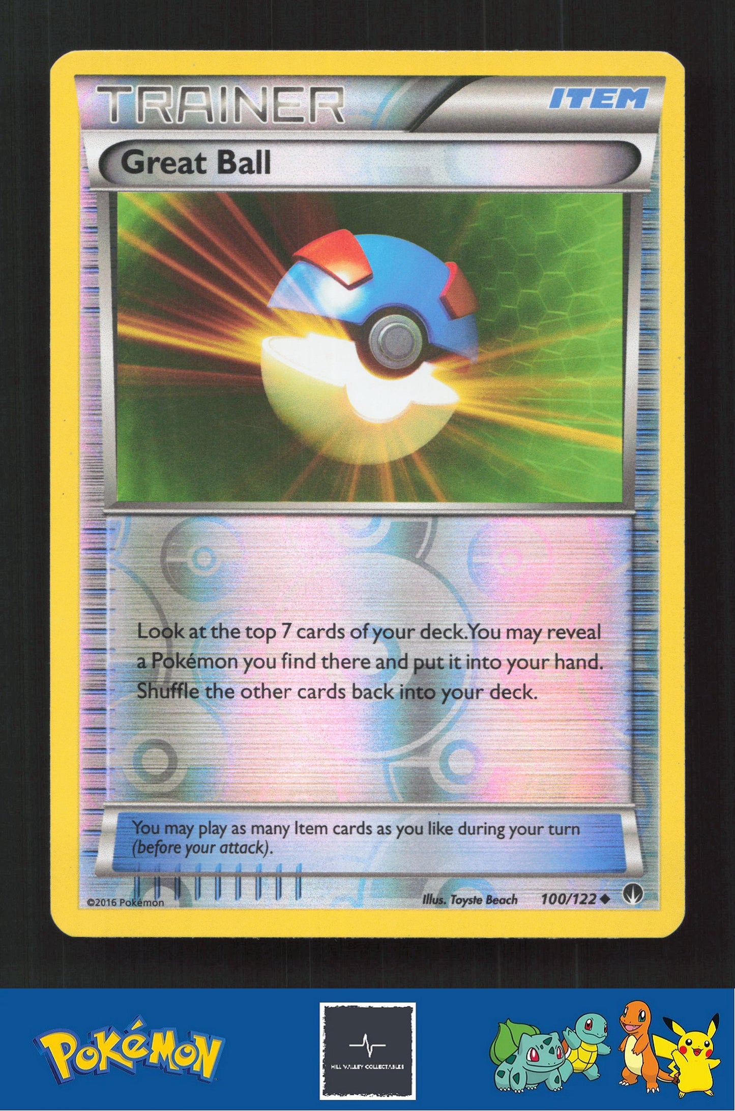 2015 Pokemon XY BREAKpoint 100/122 Great Ball Reverse