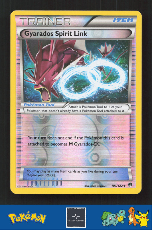 2015 Pokemon XY BREAKpoint 101/122 Gyarados Spirit Link Reverse