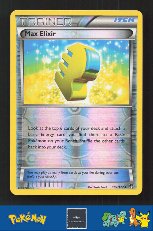 2015 Pokemon XY BREAKpoint 102/122 Max Elixir Reverse