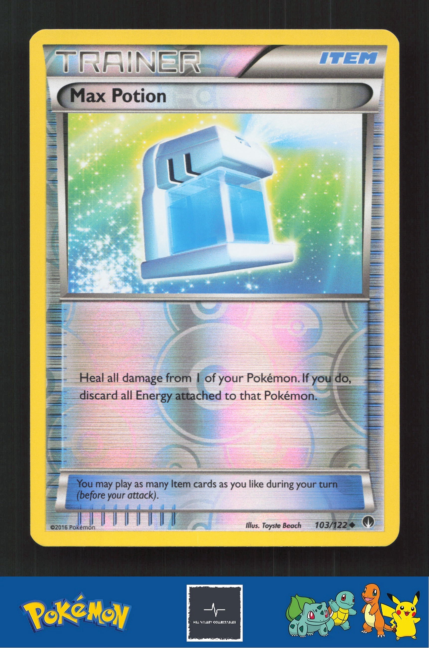 2015 Pokemon XY BREAKpoint 103/122 Max Potion Reverse