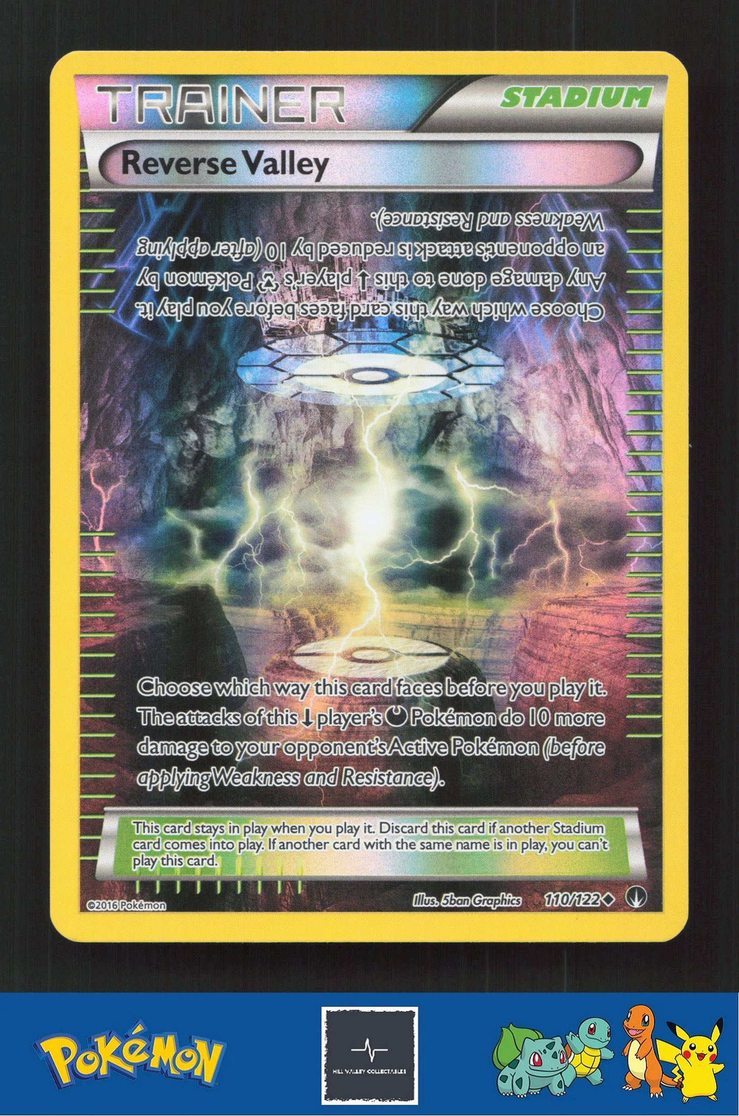 2015 Pokemon XY BREAKpoint 110/122 Reverse Valley Reverse