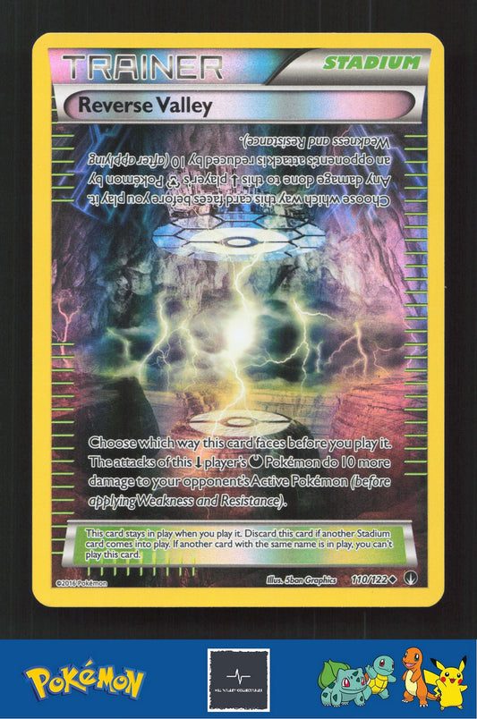 2015 Pokemon XY BREAKpoint 110/122 Reverse Valley Reverse