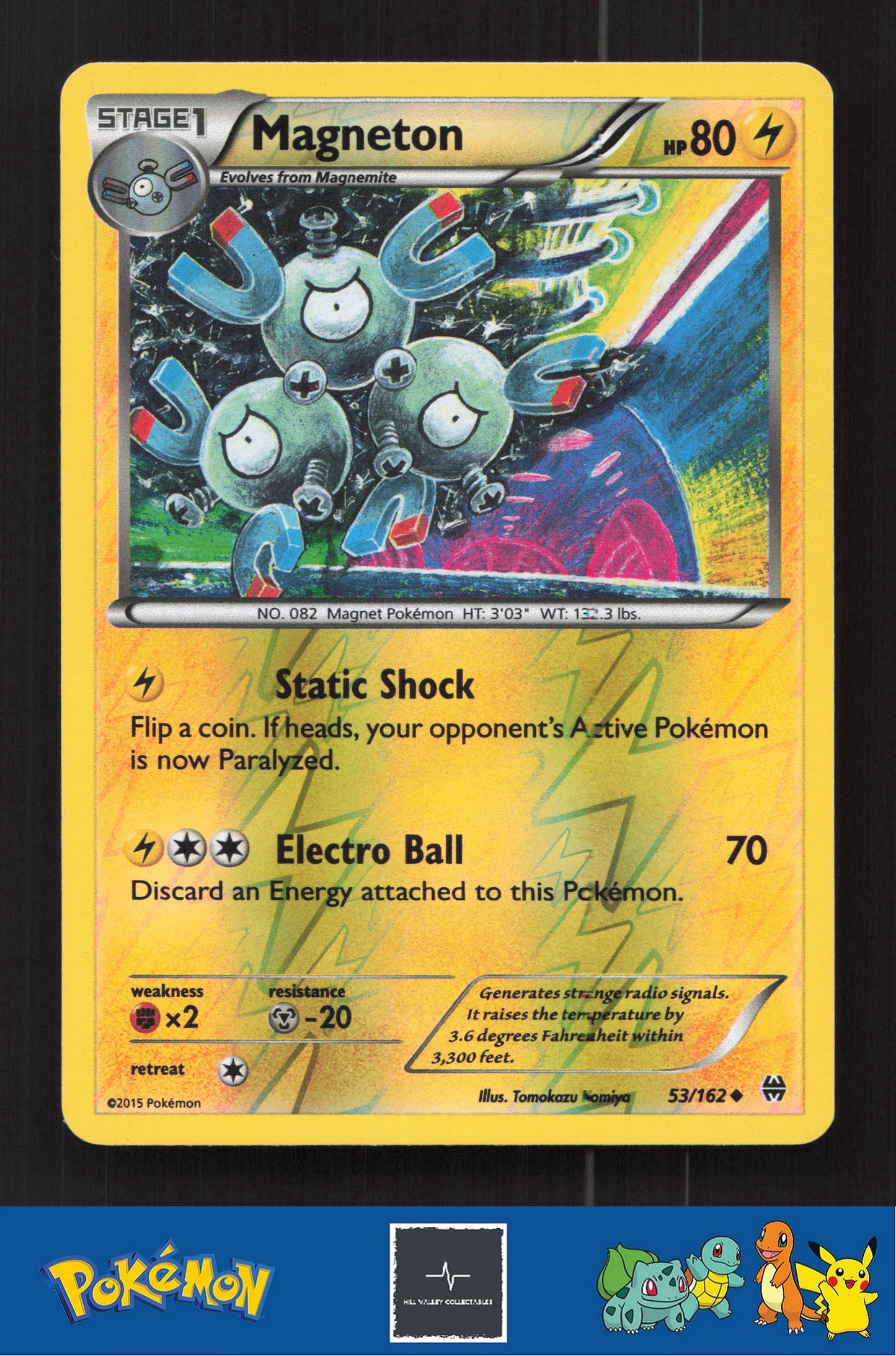 2015 Pokemon XY BREAKthrough 53/162 Magneton Reverse