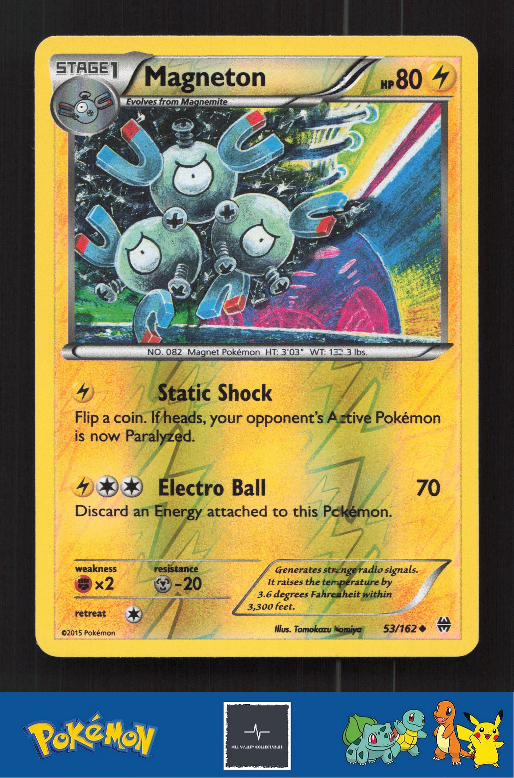 2015 Pokemon XY BREAKthrough 53/162 Magneton Reverse