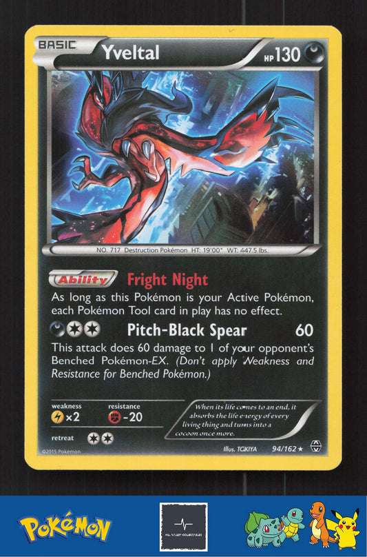 2015 Pokemon XY BREAKthrough 94/162 Yveltal Holo