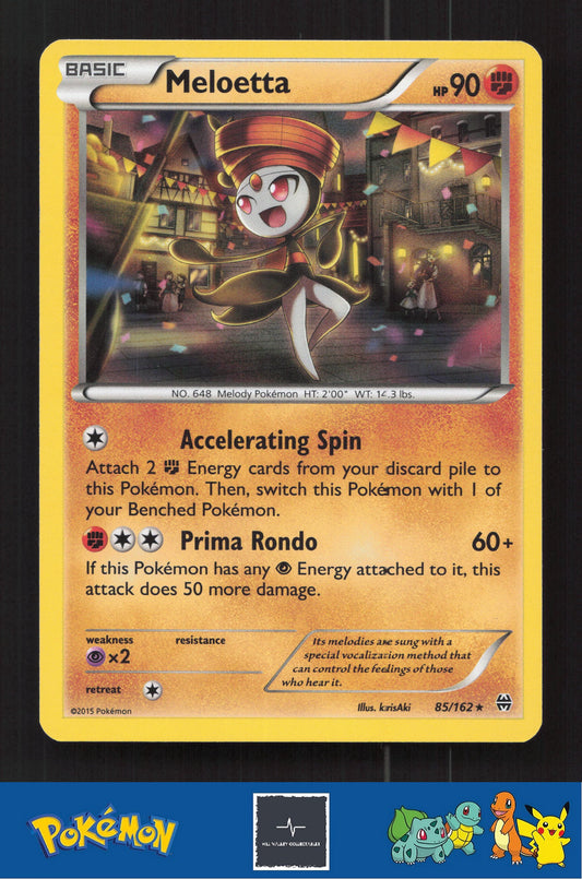 2015 Pokemon XY BREAKthrough 85/162 Meloetta Holo
