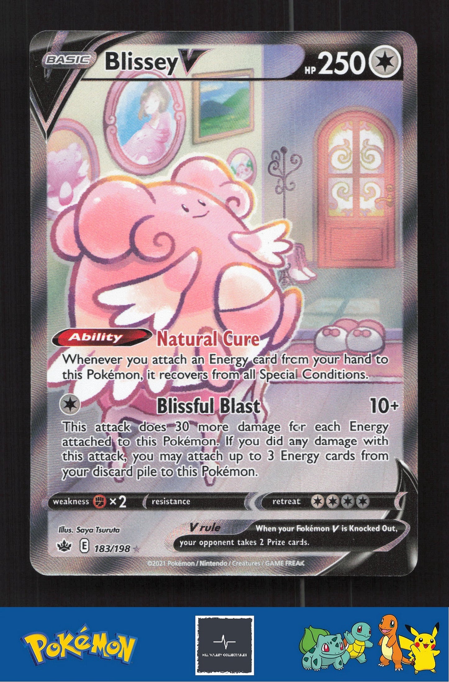 2021 Pokemon SWSH Chilling Reign 183/198 Blissey V