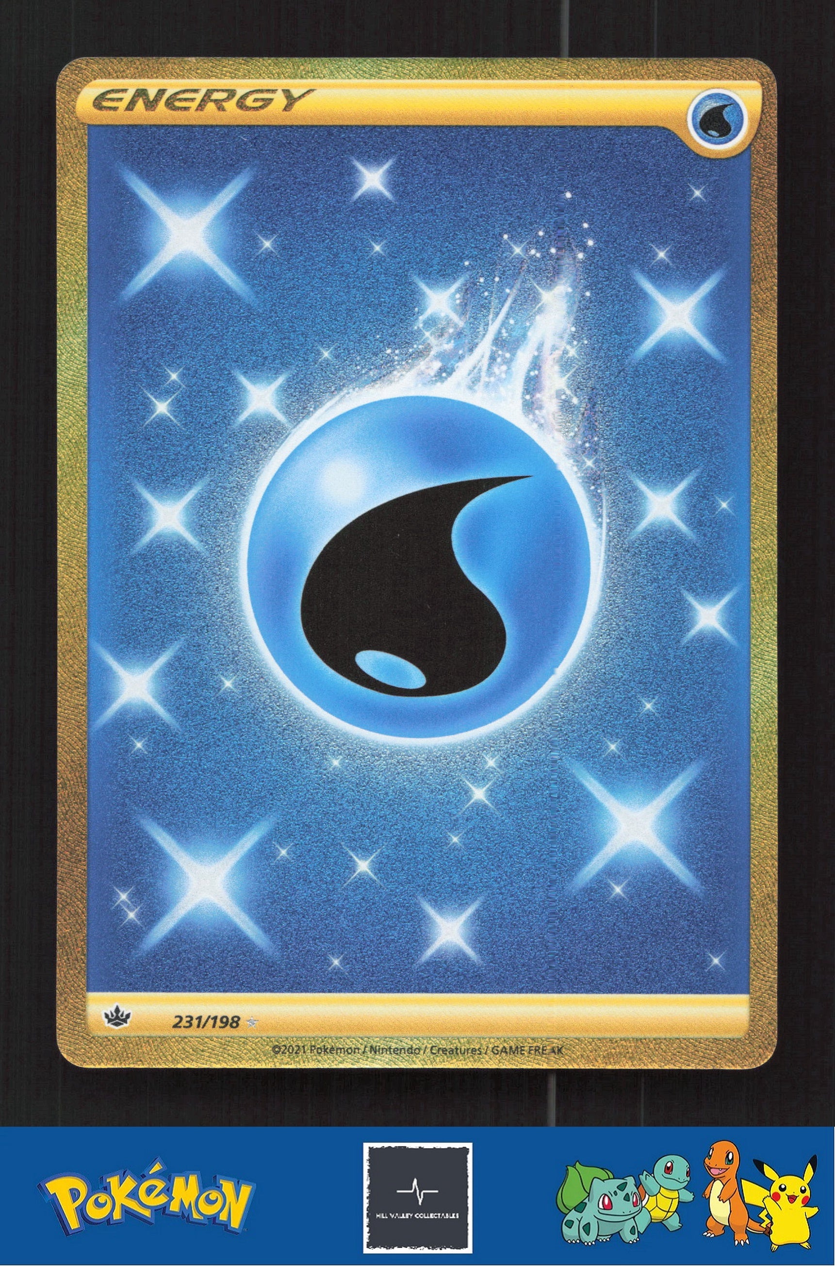 2021 Pokemon SWSH Chilling Reign 231/198 Water Energy