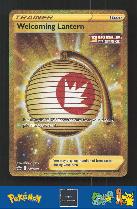 2021 Pokemon SWSH Chilling Reign 230/198 Welcoming Lantern