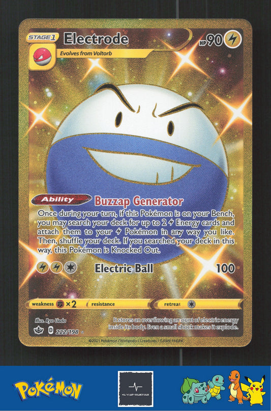 2021 Pokemon SWSH Chilling Reign 222/198 Electrode