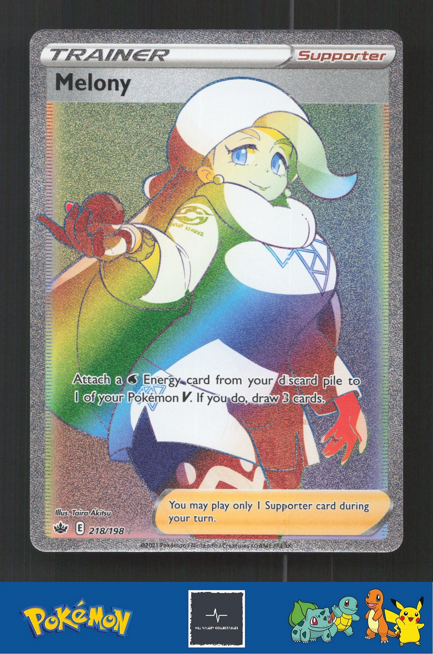2021 Pokemon SWSH Chilling Reign 218/198 Melony