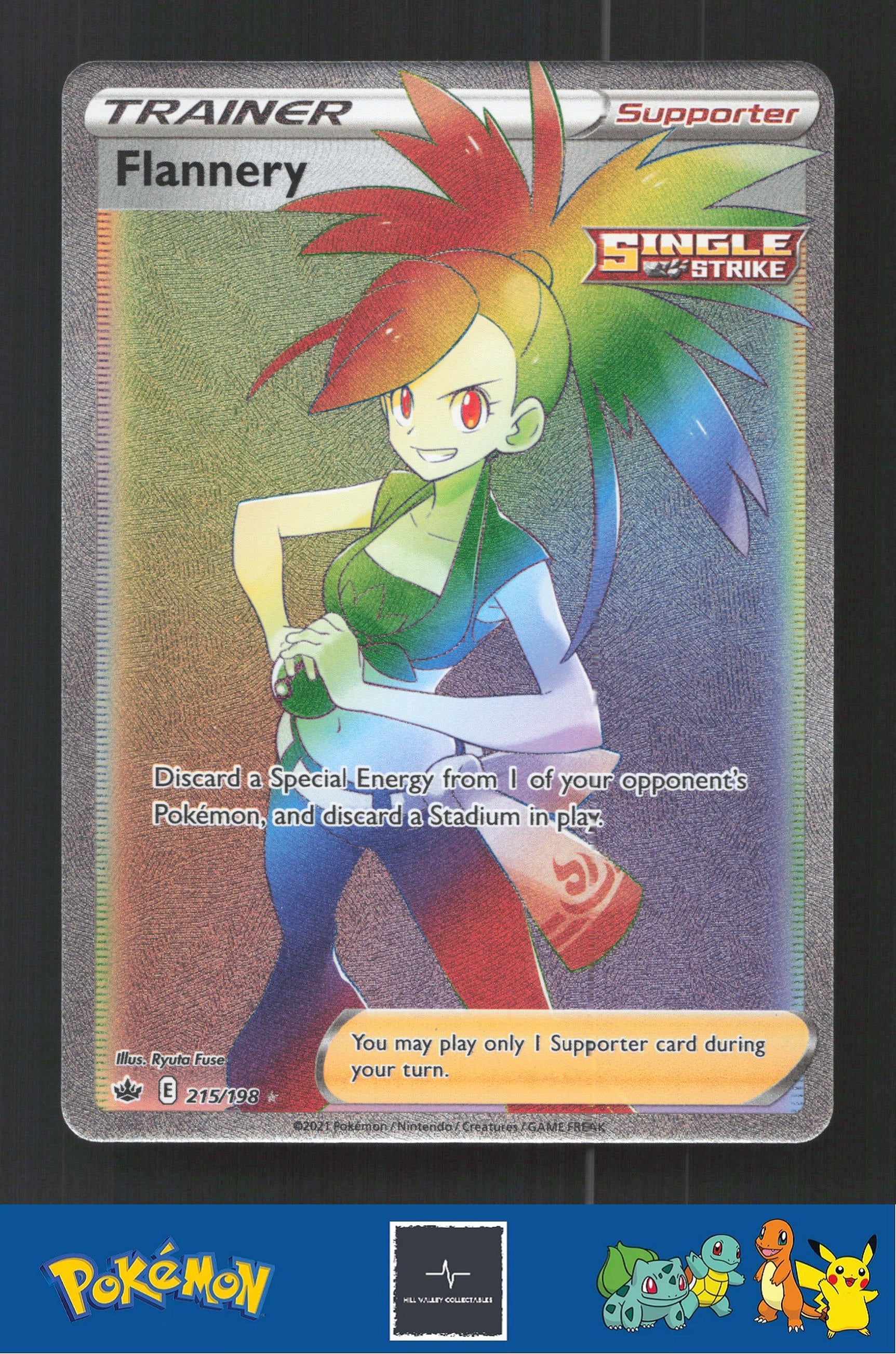 2021 Pokemon SWSH Chilling Reign 215/198 Flannery