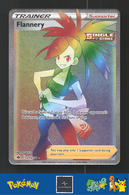 2021 Pokemon SWSH Chilling Reign 215/198 Flannery