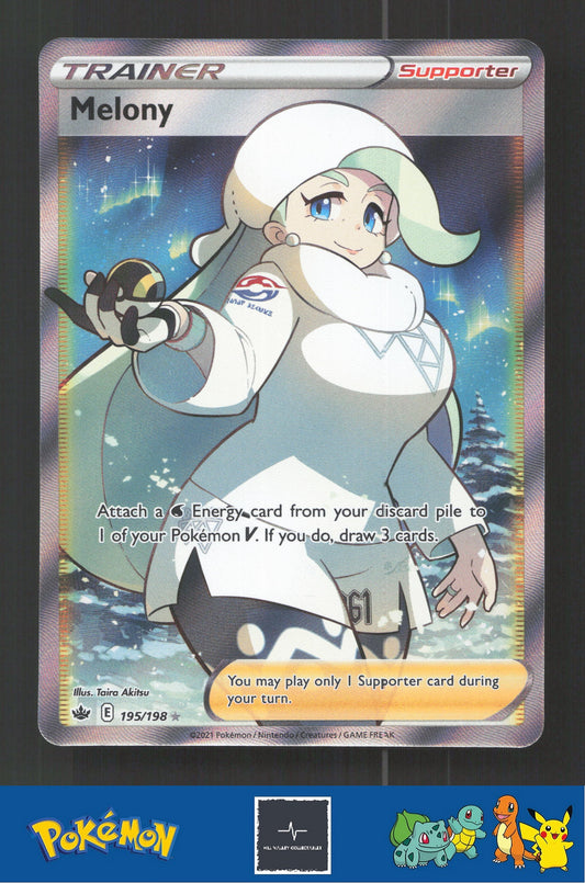 2021 Pokemon SWSH Chilling Reign 195/198 Melony