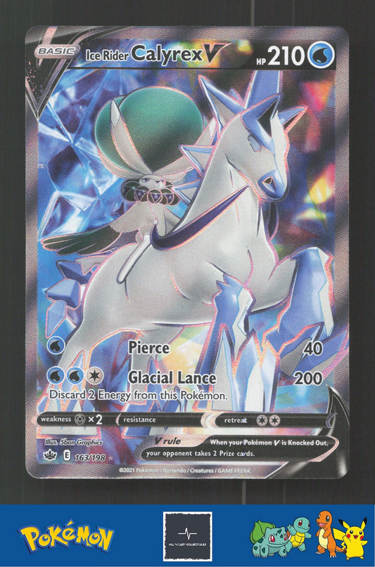 2021 Pokemon SWSH Chilling Reign 163/198 Ice Rider Calyrex V