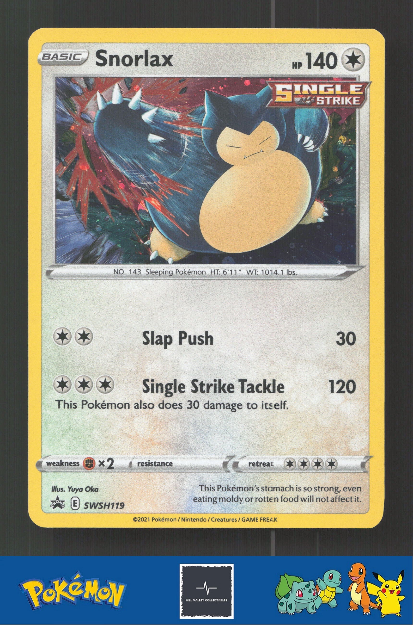 2021 Pokemon SWSH: Sword & Shield Promo Cards SWSH119 Snorlax
