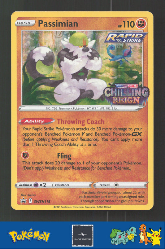 2021 Pokemon SWSH: Sword & Shield Promo Cards SWSH115 Passimian