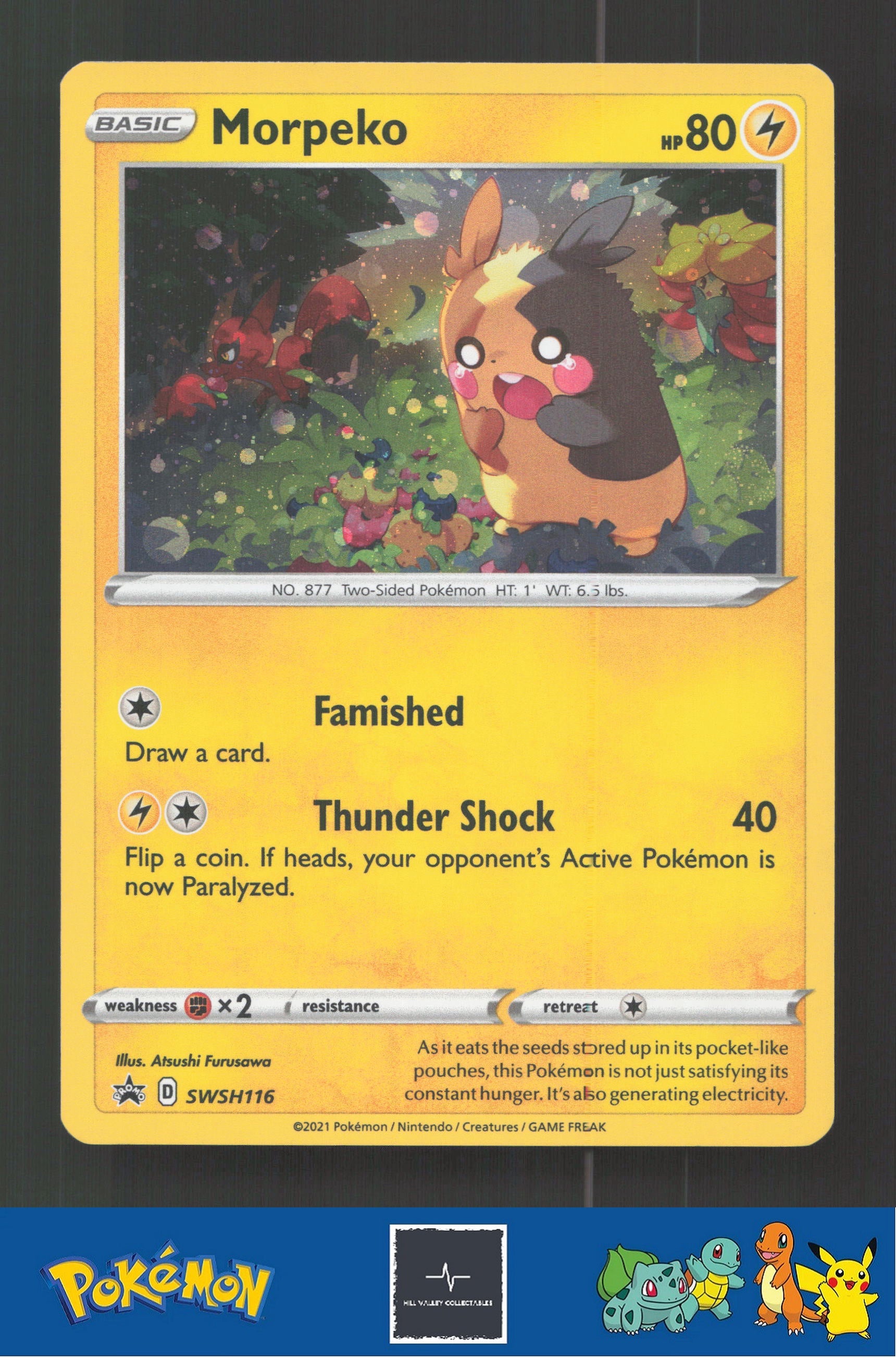 2021 Pokemon SWSH: Sword & Shield Promo Cards SWSH116 Morpeko