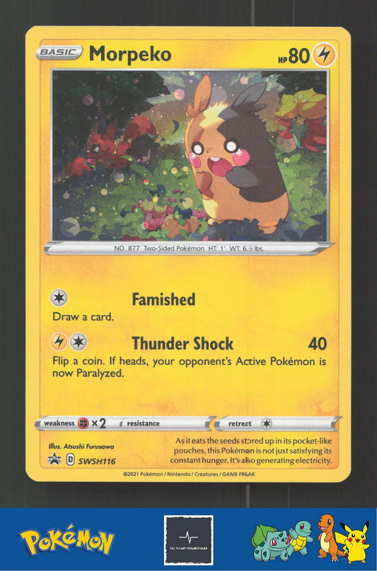 2021 Pokemon SWSH: Sword & Shield Promo Cards SWSH116 Morpeko