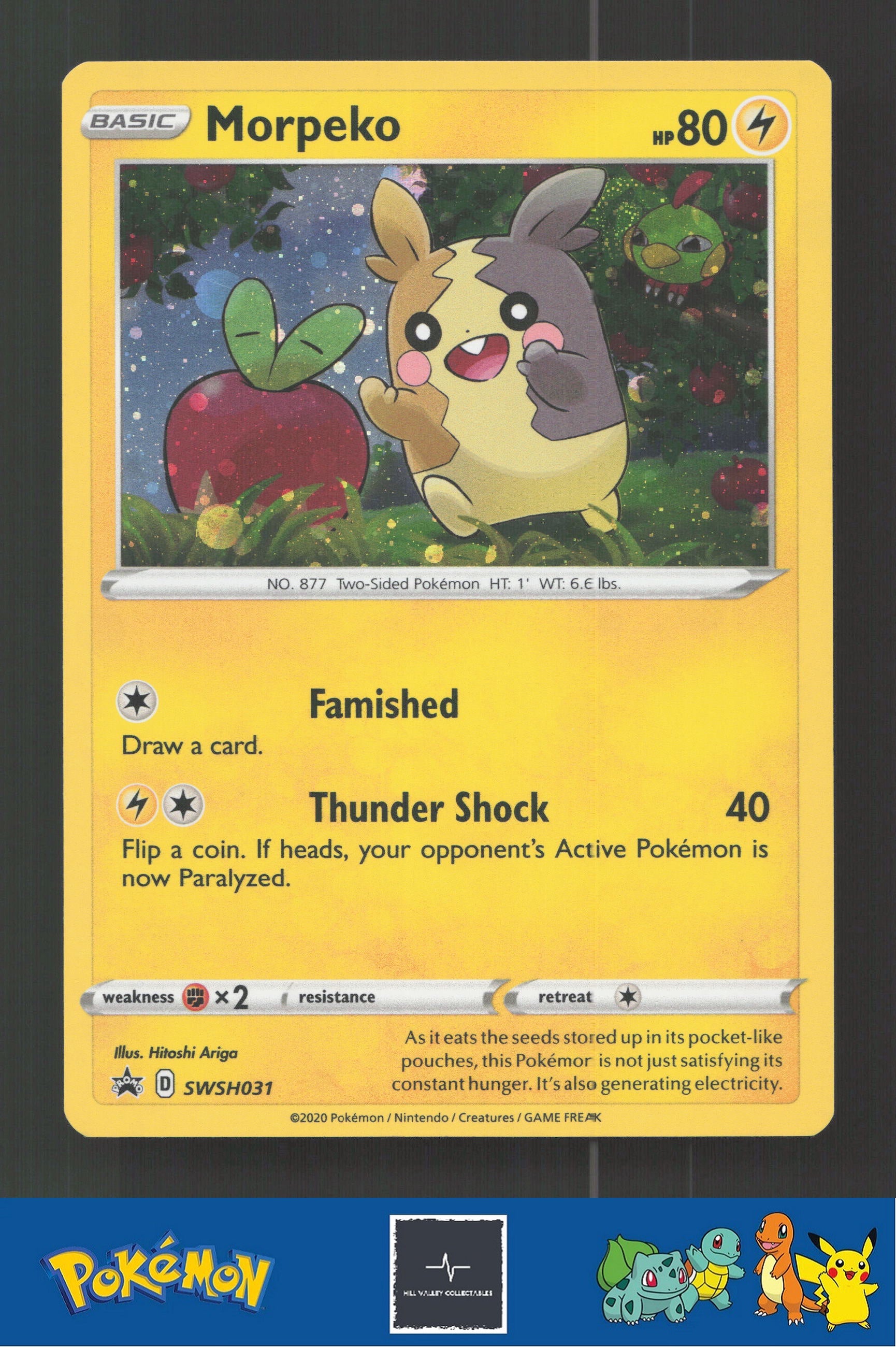 2021 Pokemon SWSH: Sword & Shield Promo Cards SWSH031 Morpeko