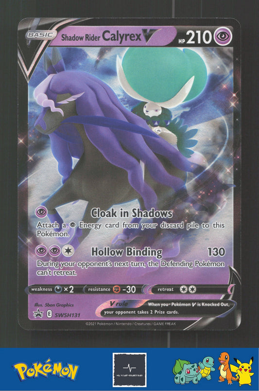 2021 Pokemon SWSH: Sword & Shield Promo Cards SWSH131 Shadow Rider Calyrex V