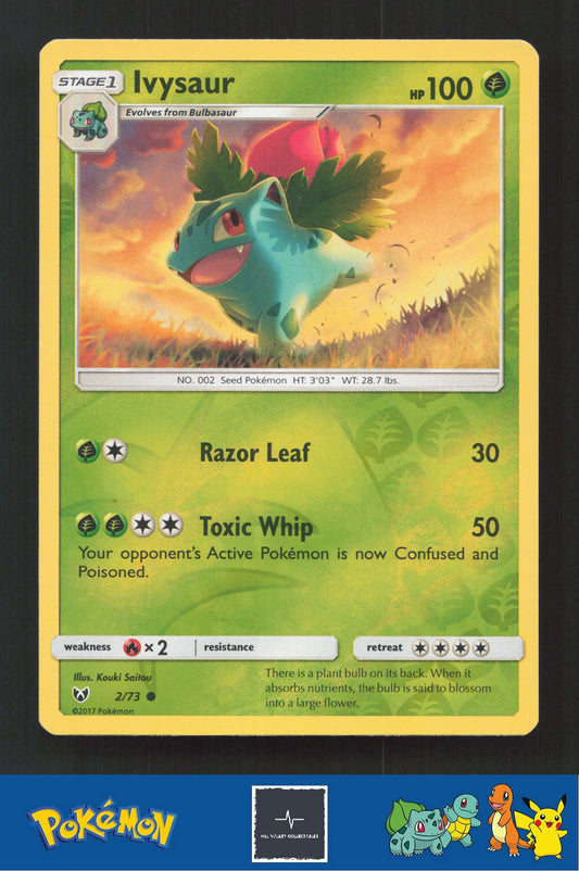 2017 Pokemon SM Shining Legends 2/73 Ivysaur Reverse