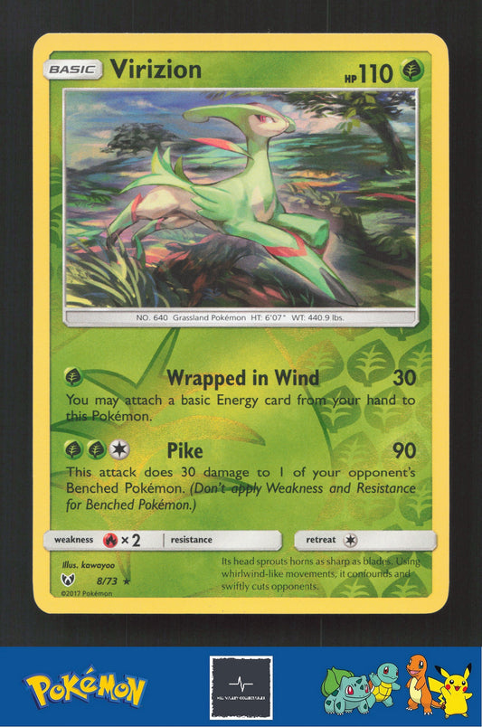 2017 Pokemon SM Shining Legends 8/73 Virizion Reverse