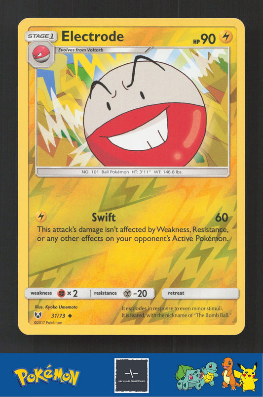 2017 Pokemon SM Shining Legends 31/73 Electrode Reverse